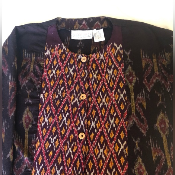 Vintage Passports of Pier 1 Tunic - Picture 6 of 8